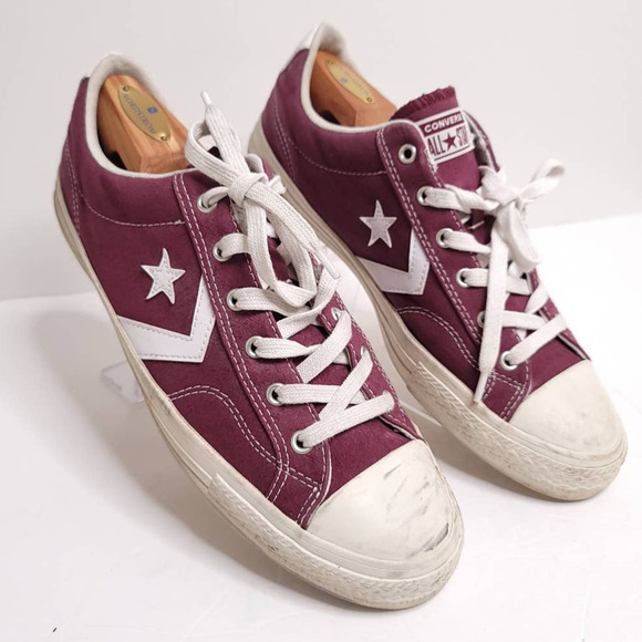 Converse One Star Player OX Dark Burgundy Shoes Unisex - Picture 4 of 10